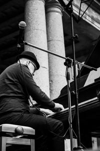 Jazzpianist Ferry Dahlke von Matthias Kempe-Scheufler fotografiert